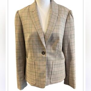 Tommy Hilfiger Plaid Blazer Size 12